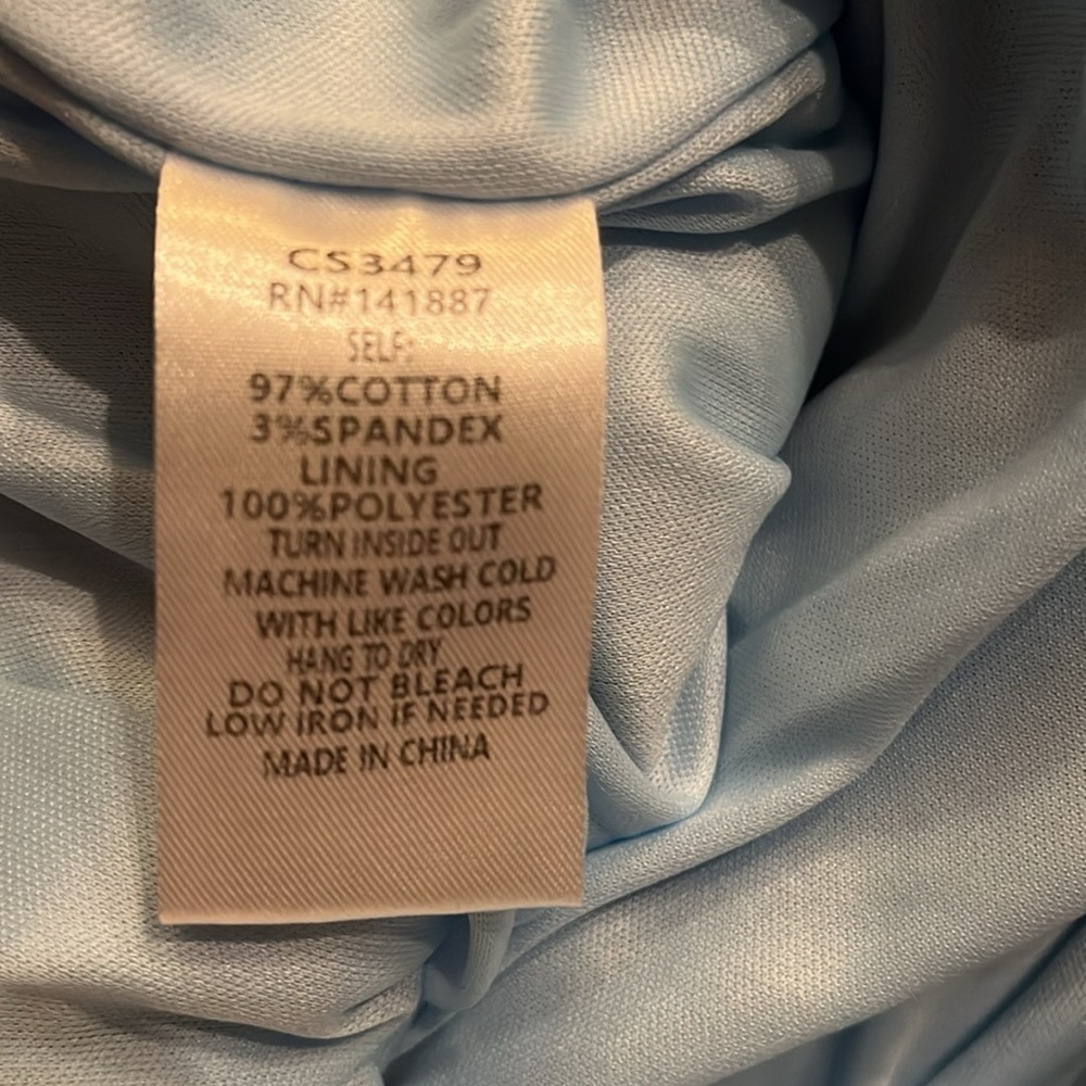 TCEC Blue Ruffle Mini Skirt Size L - Picture 3 of 8